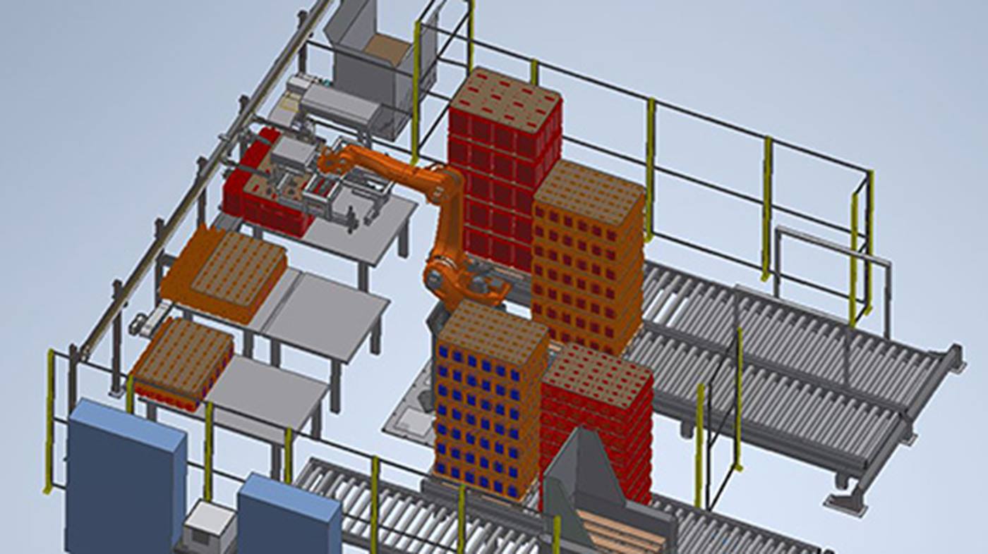 KUKA.Sim layout Aspen project
