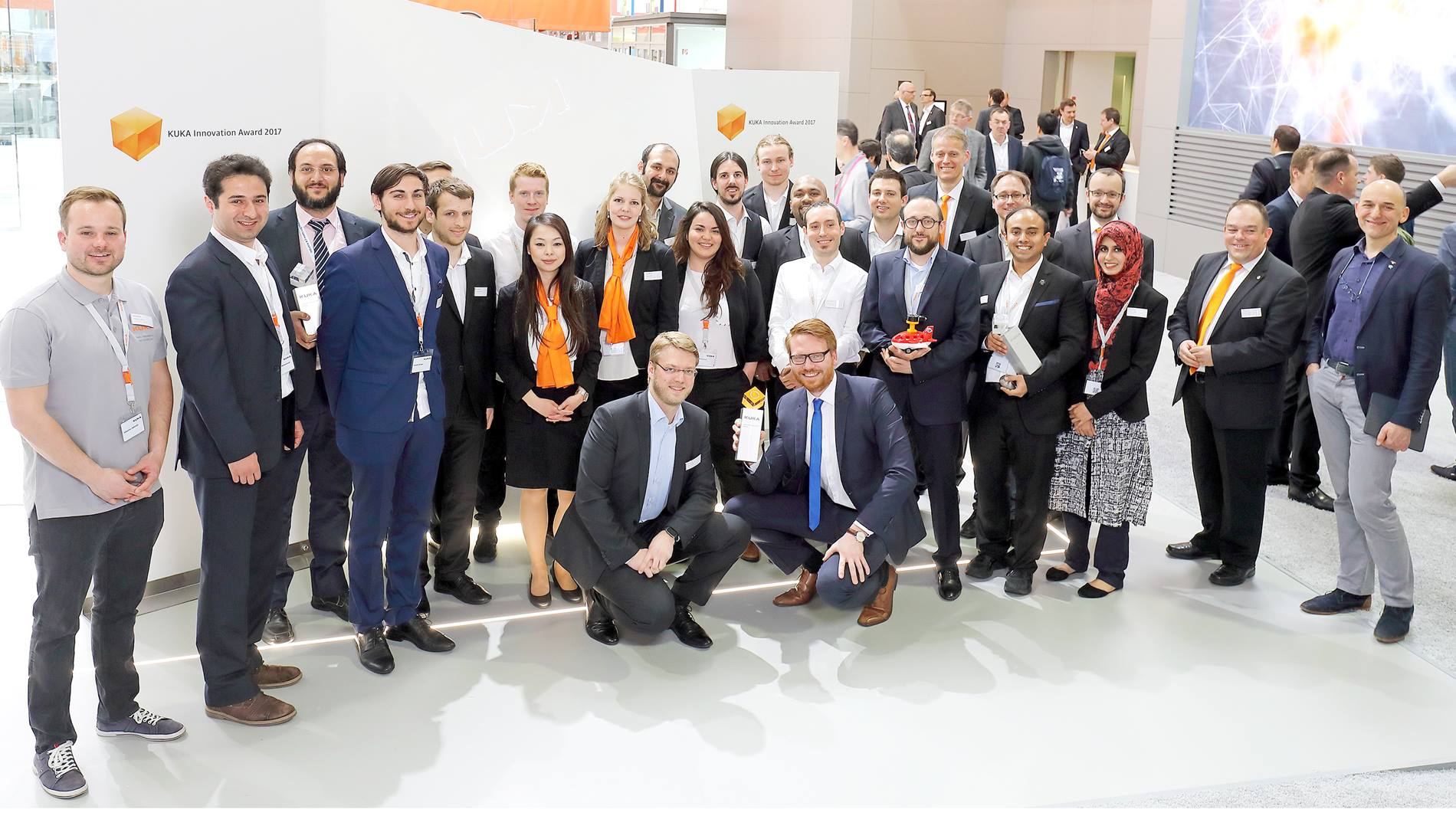 Hier sehen Sie die Teilnehmer des Innovation Awards 2017.
