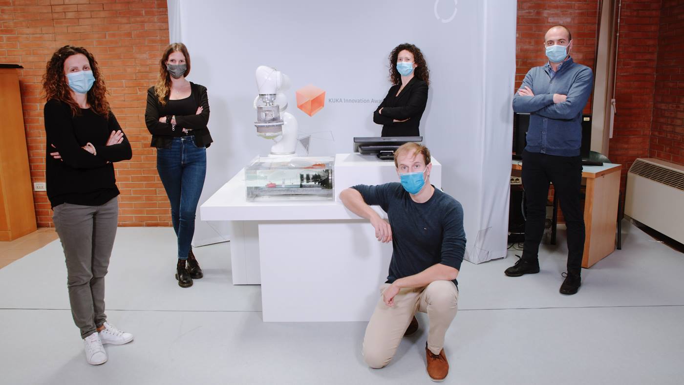 Die Sieger des KUKA Innovaton Awards 2020: TEAM HIFUSK