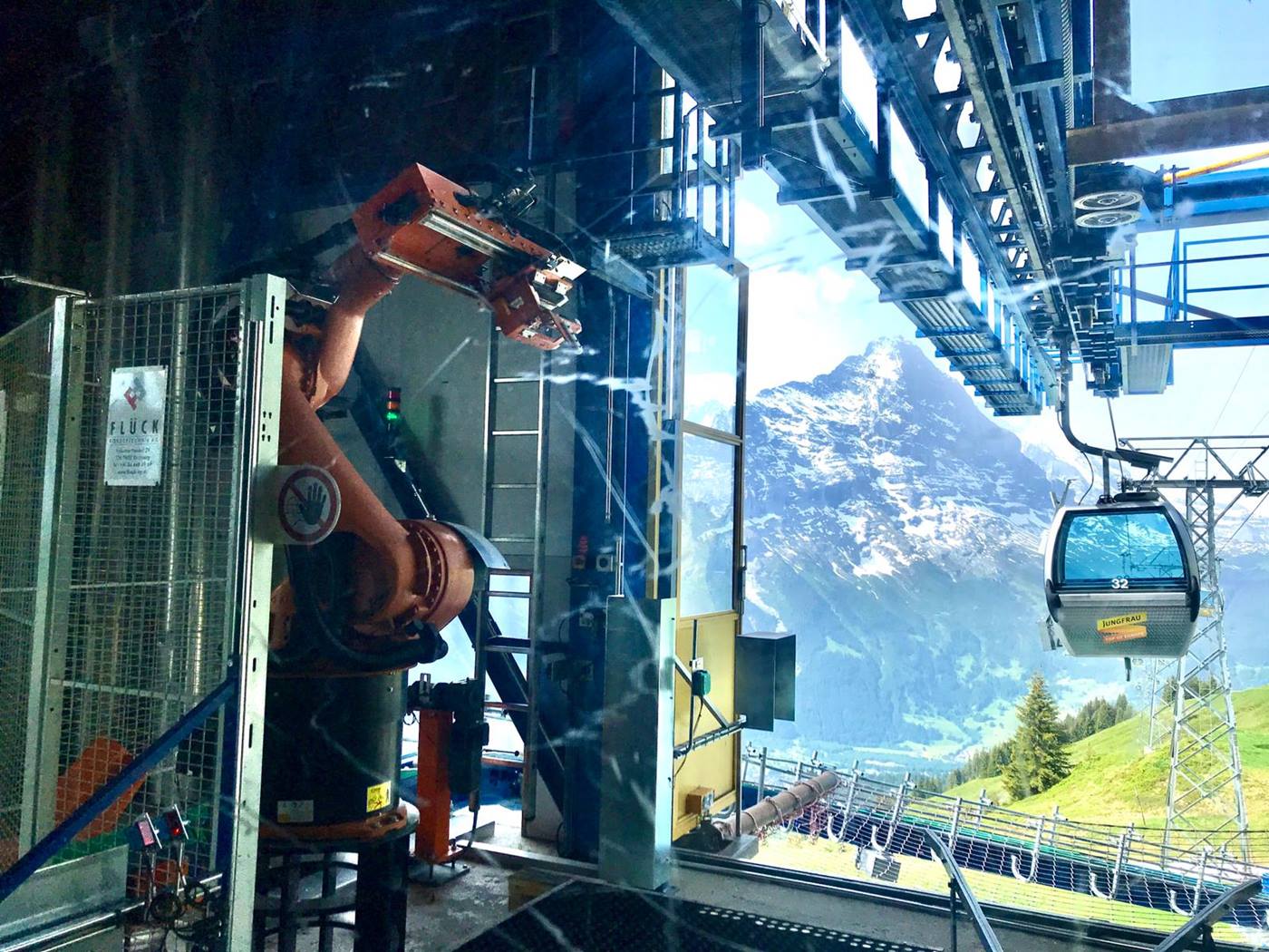 KUKA alpin: An der Firstbahn