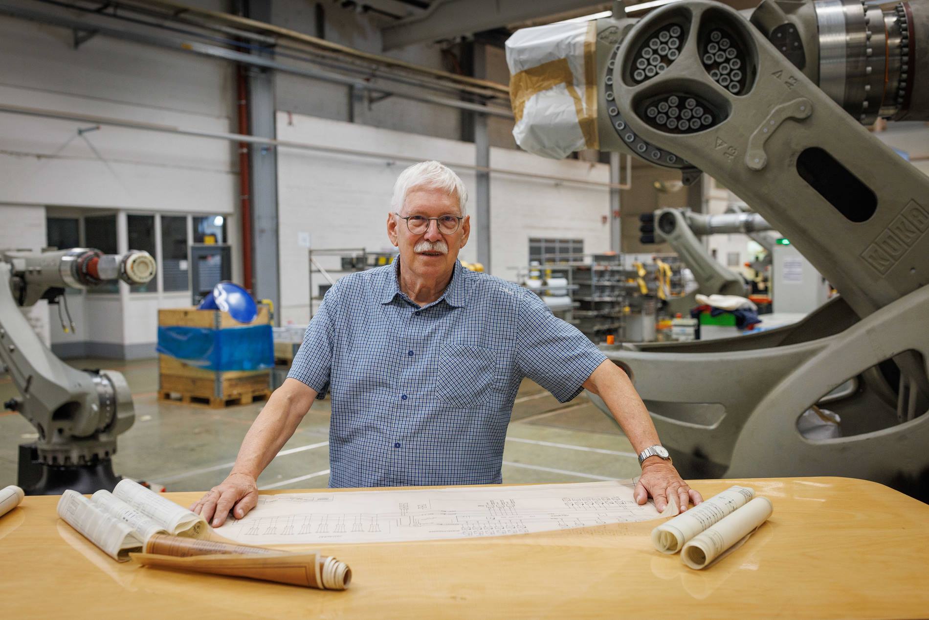Richard Schwarz, Engineer who was part of the KUKA developing team of the frist ever electrically powered industrial robot KR Famulus