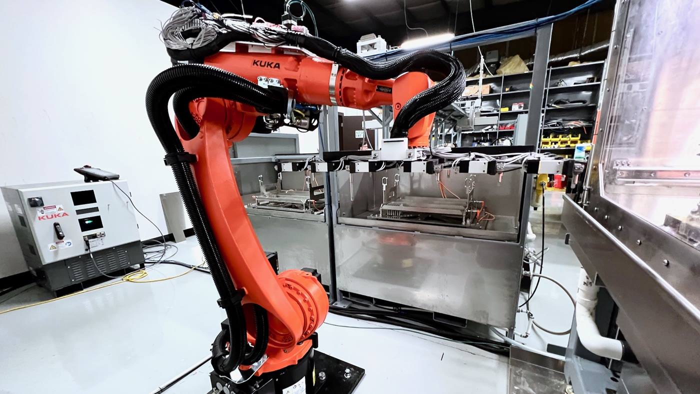 KR CYBERTECH lading for electrochemical machining.
