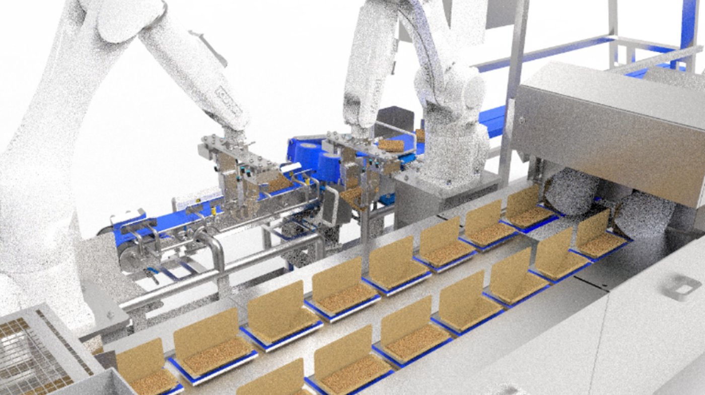 KUKA Robots pack sandwiches