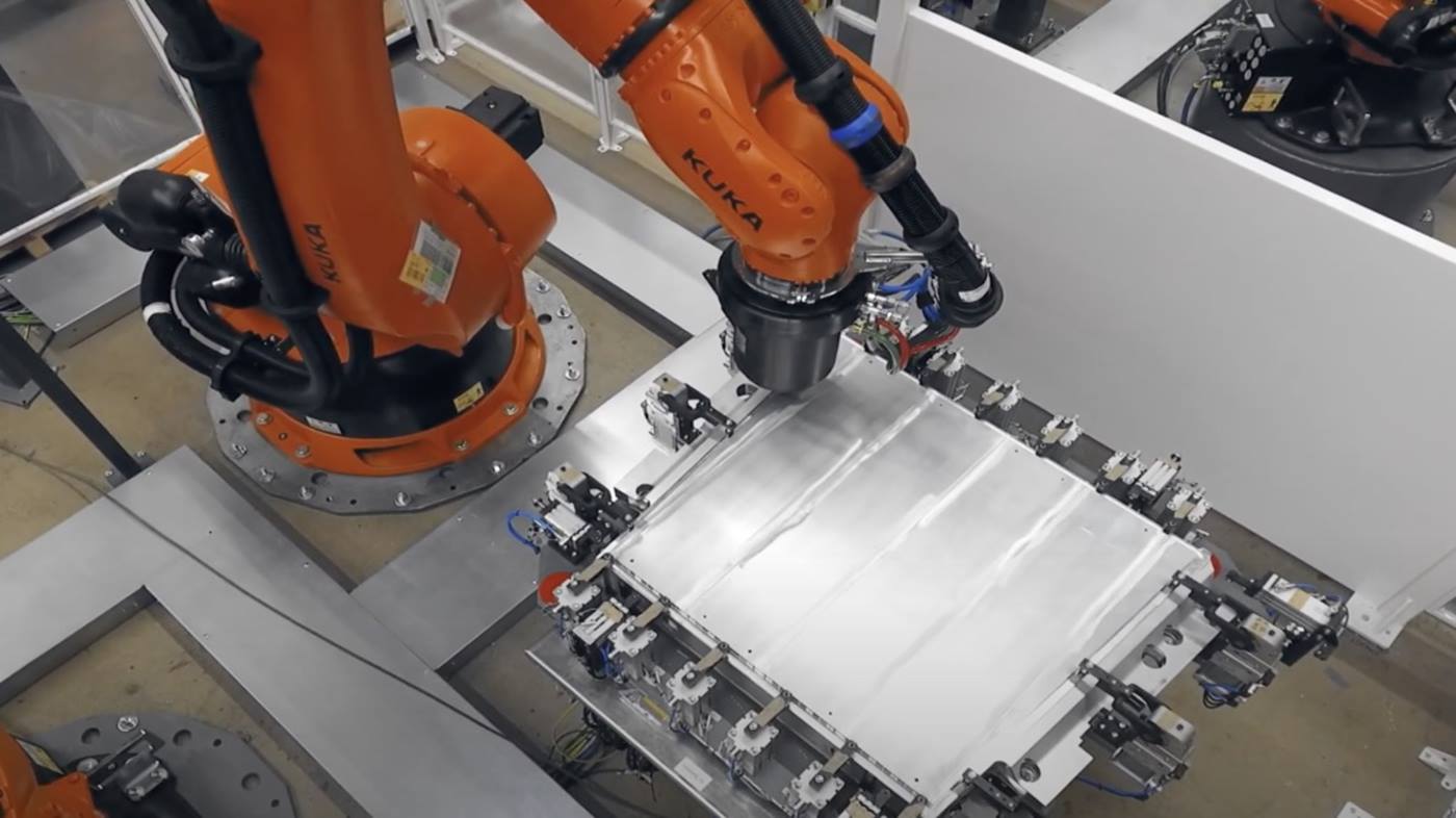 Friction stir welding in the automotive industry.