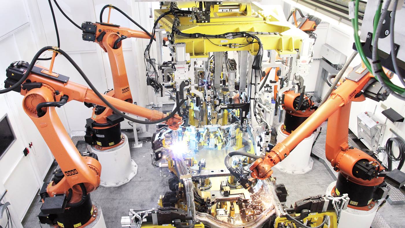 Schwei?anlage bei Gestamp