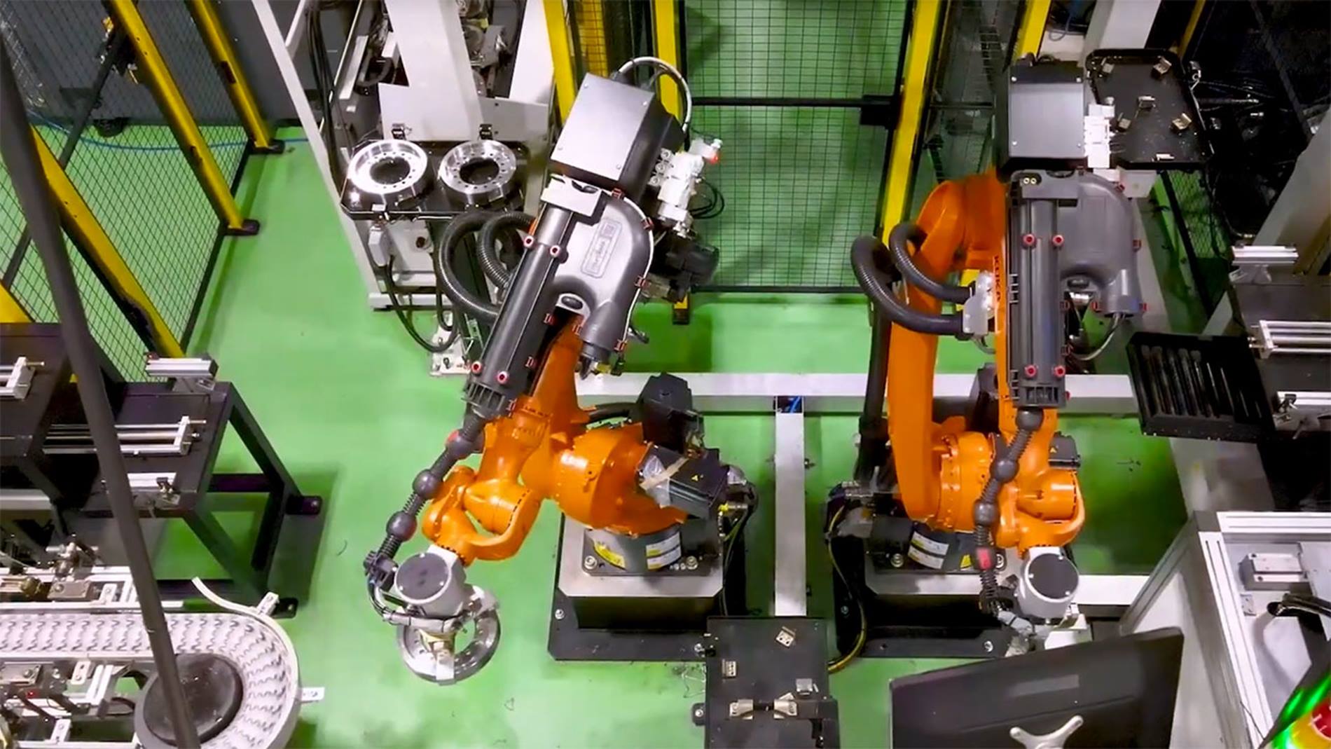 Arbeitsraum der Roboter bei Hota