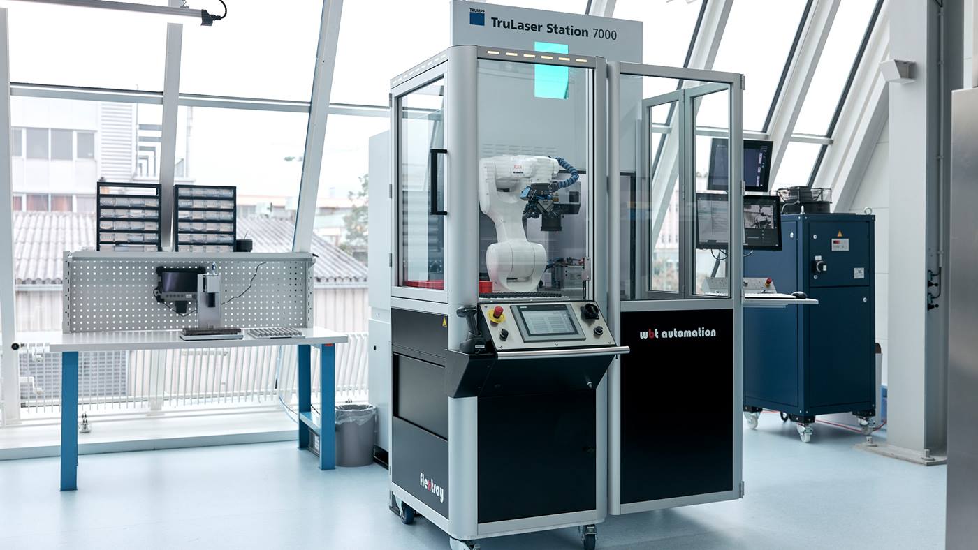 Laserschwei?system mit KR AGILUS