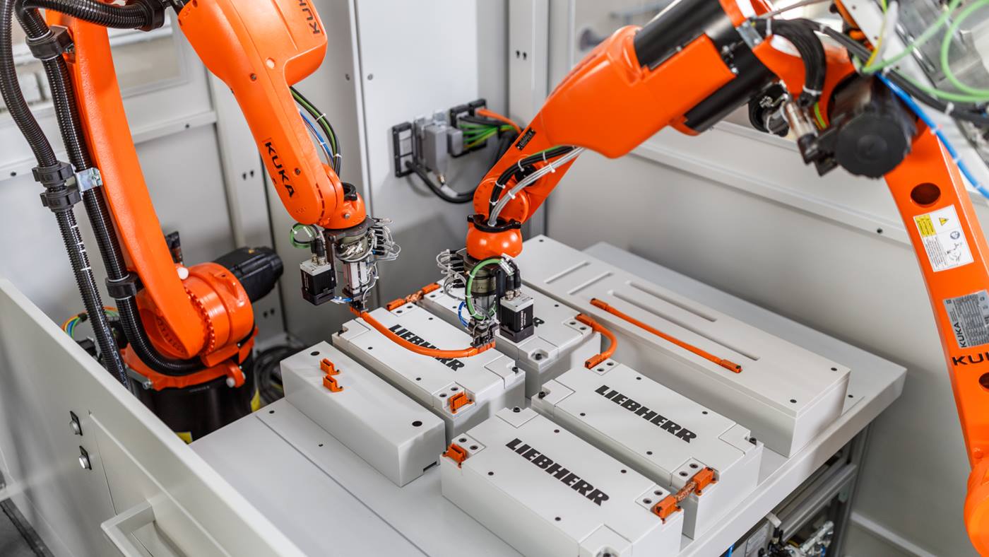 Automation in battery production