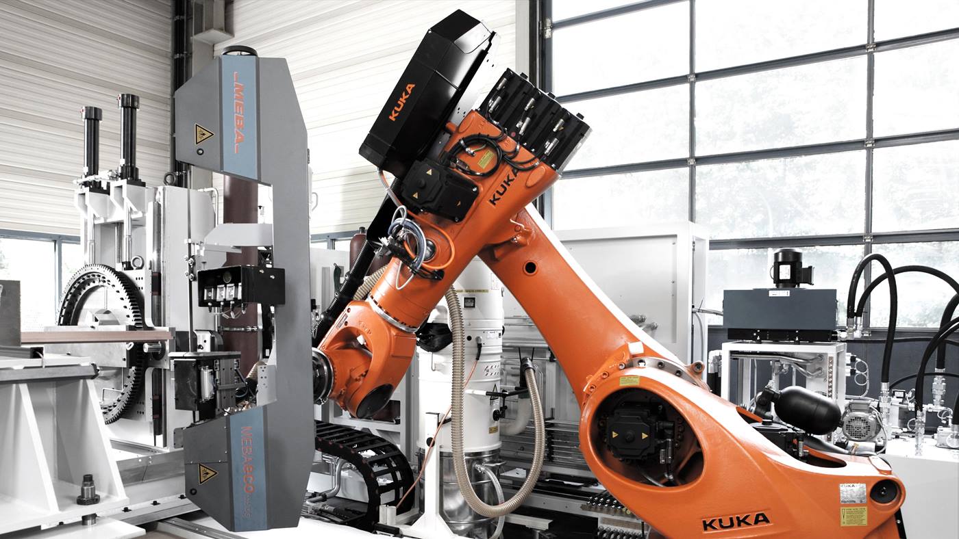 Industri?le zaagmachine