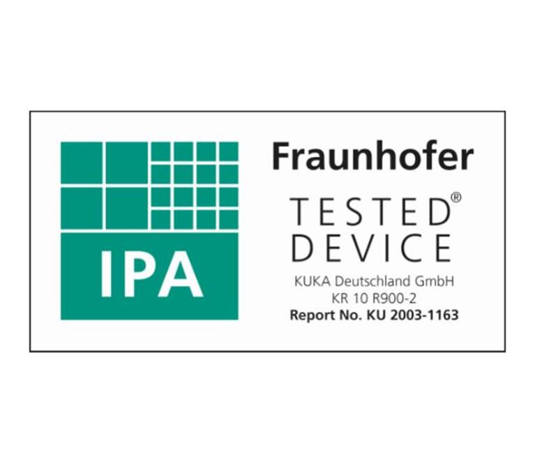 KUKA robot Fraunhofer IPA certified