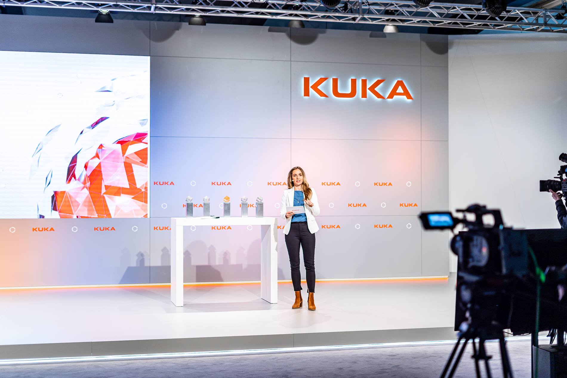 Dr Kristina Wagner bei der virtuellen Verleihung des Innovation Awards