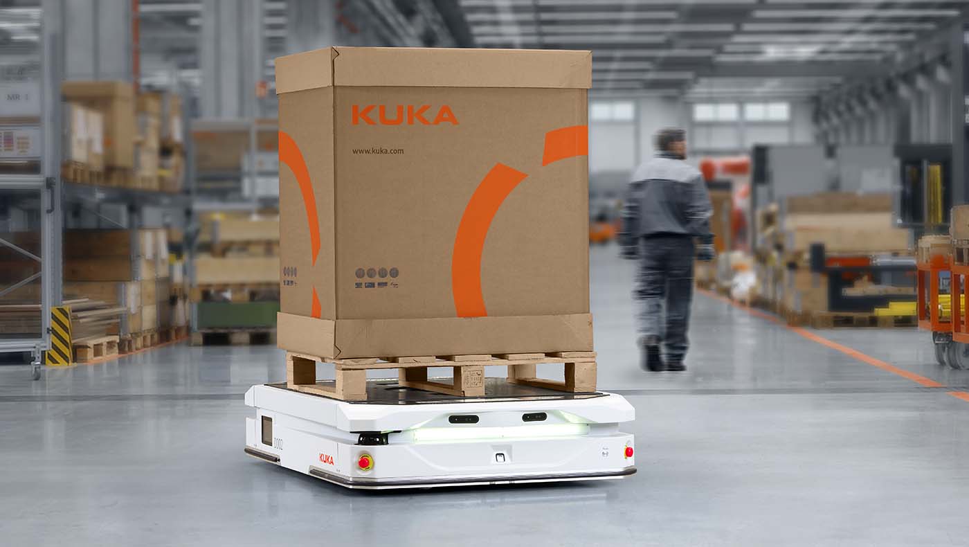 Autonomous mobile platform maximizes efficiency in production halls and warehouses