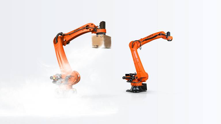 Arctic palletising robot