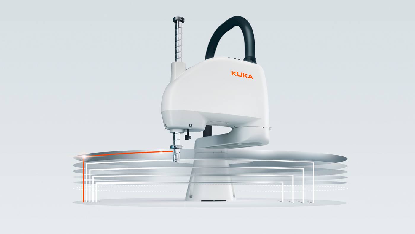 In-comparison-with-other-6-axis-robots-the-KR-SCARA-is-much-faster-and-at-the-same-time-programming-the-arm-is-very-easy