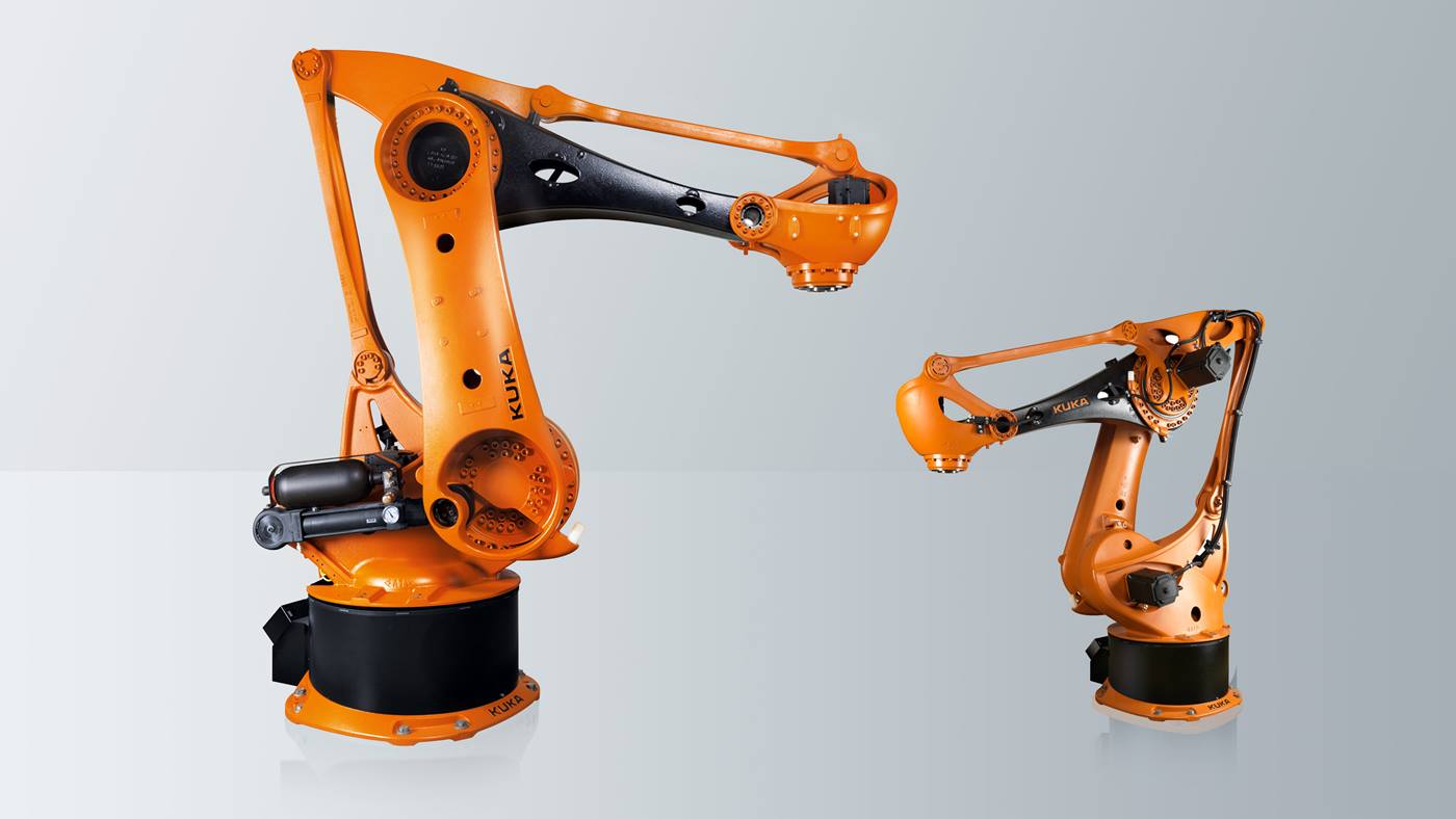 Palletiseerrobots van KUKA